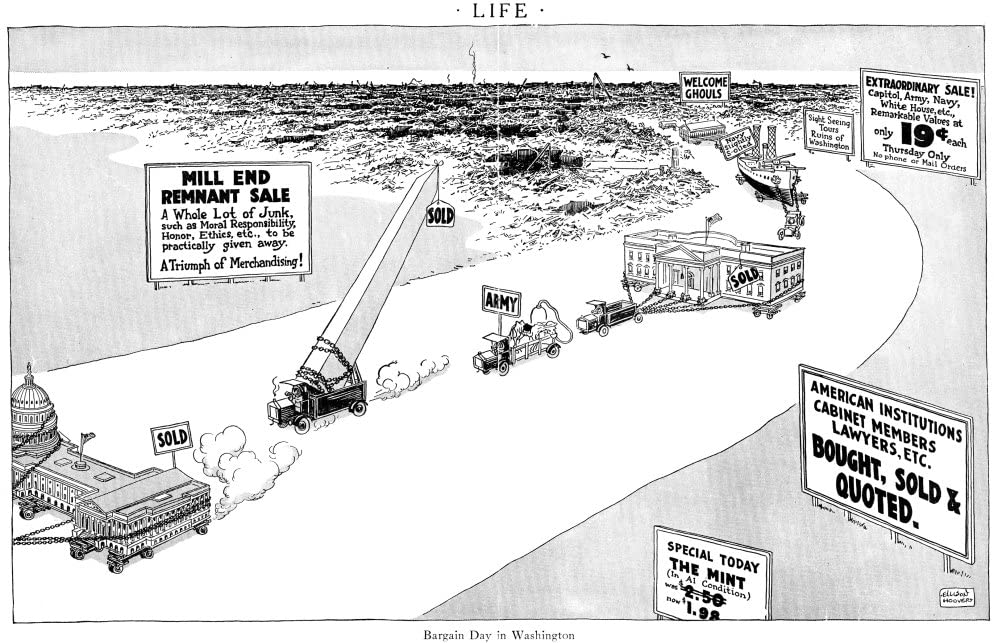 1924+political+cartoon+by+Ellison+Hoover+satirizing+the+Teapot+Dome+Scandal%2C+depicting+the+government+buildings+and+monuments+of+Washington%2C+D.C.+being+sold+off+cheap+and+removed.