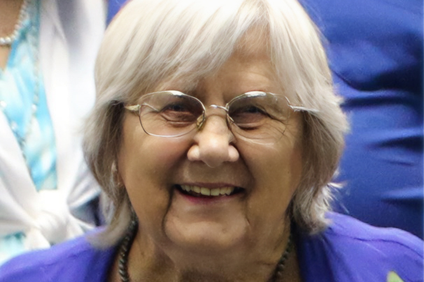 Hilda Walker, winner of the 1986 Carl Towley Award.